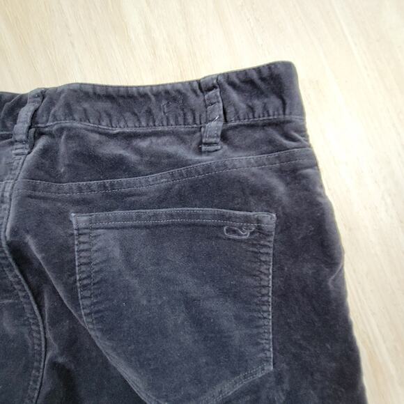 Vineyard Vines Velvet Corduroy High Rise Skinny Slim Fit Casual Trouser Pants 2 - Picture 7 of 11